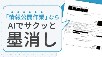 AIで自動墨消し KTSアルカナ 川田テクノシステム株式会社